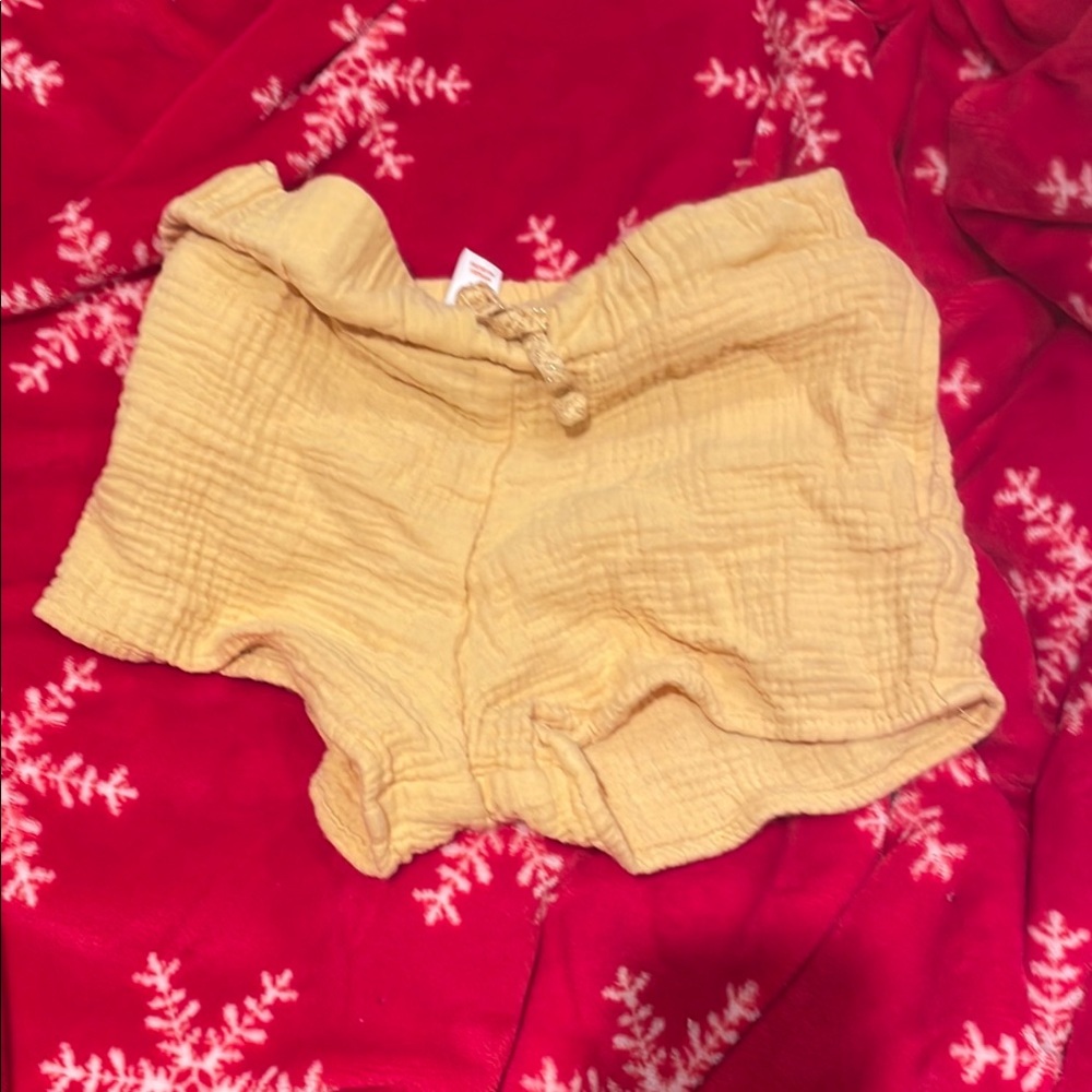 Yellow Women's Shorts